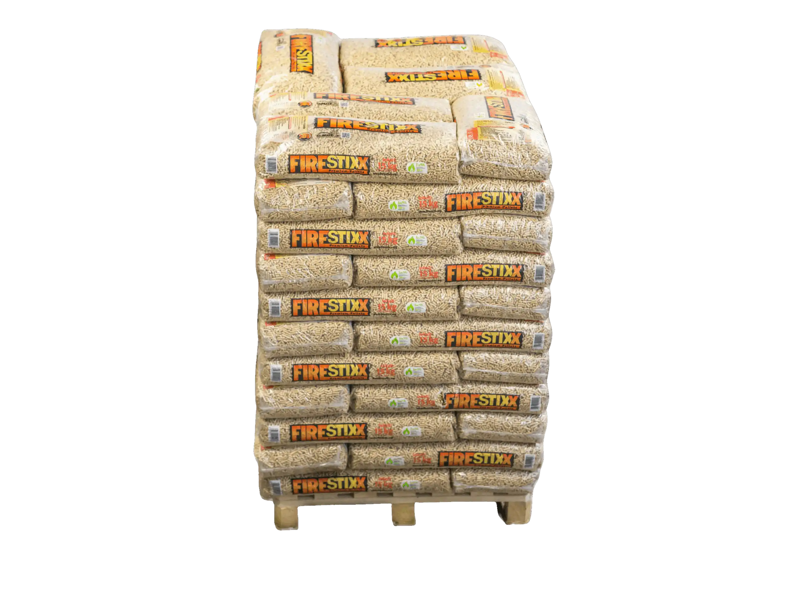 Firestixx Premium Pellets DINplus/ENPlus A1 - Palette (66Sack) 990kg