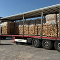 Volle LKW-Ladung Birkenbrennholz (48 Ster) – 25 cm Scheite – Professionelles, gebrauchsfertiges Paket