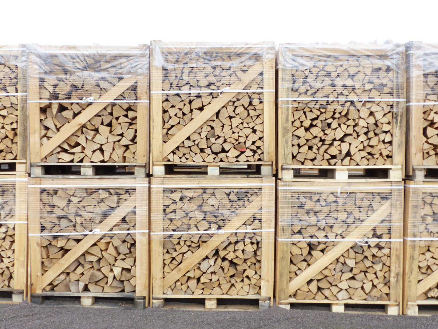 1RM ≙ 1,6 SRM Feuerholz Brennholz Kaminholz Eiche trocken Premiumqualität