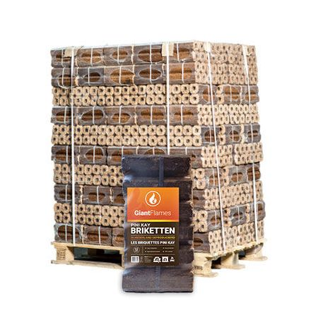 Pini Kay Briketts (NL) Palette 96 Säcke x 10 kg (960 kg)
